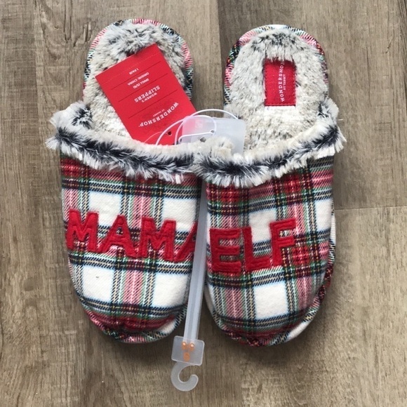 NWT mama elf cozy slippers small 5-6 gift idea - Picture 1 of 6